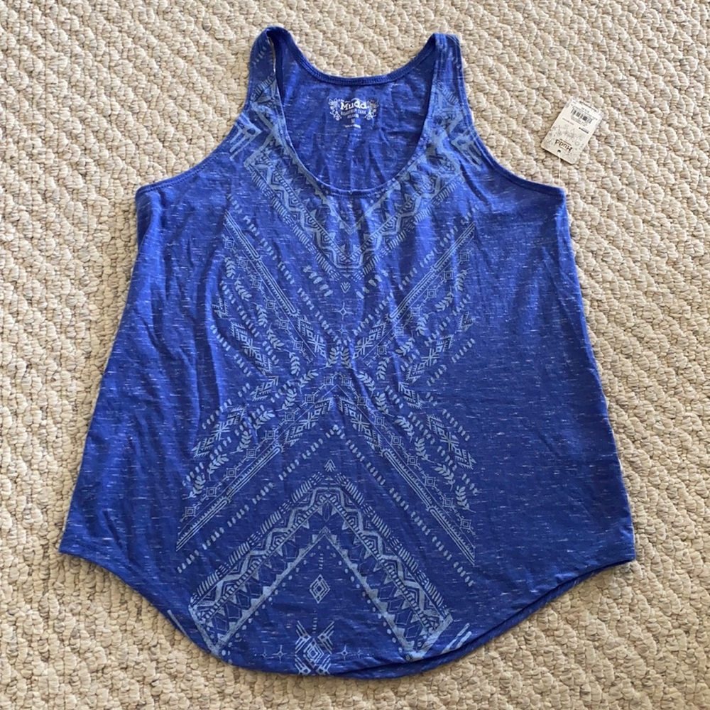 Blue tank top